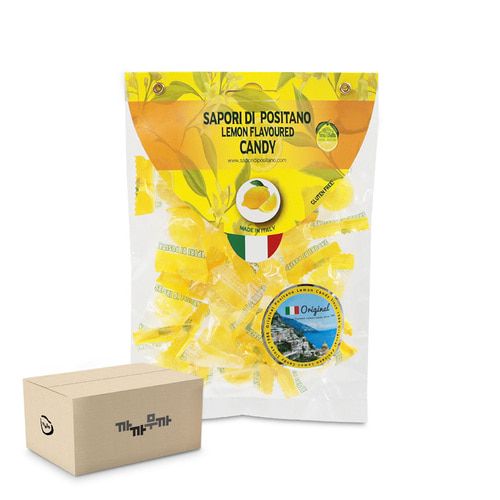 (세일) 포지타노 레몬맛 캔디 125g (1박스-24개) (소비기한 24.07.04)