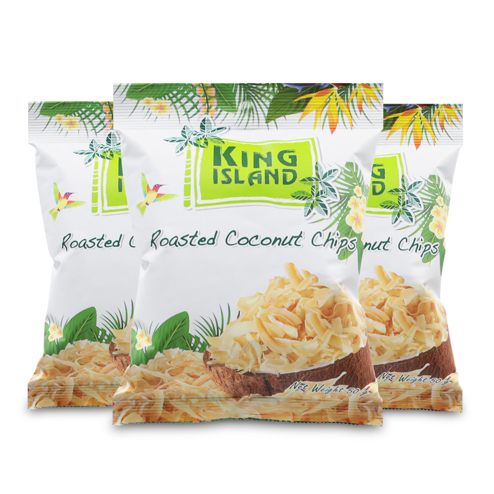 킹아일랜드 구운 코코넛칩 50g x 3개